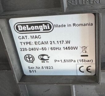 DeLonghi ECAM21.11.W Magnifica S Ben