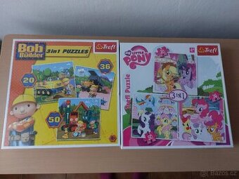 Puzzle Bořek stavitel a My Little Ponny nové