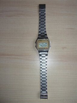DIGITÁLNÍ HODINKY - CASIO A158WE - FUNKČNÍ, MINIMÁLNĚ NOŠENÉ