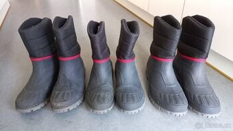Zimní boty (sněhule) Decathlon, 1x vel. 42/43, 2x vel. 44/45