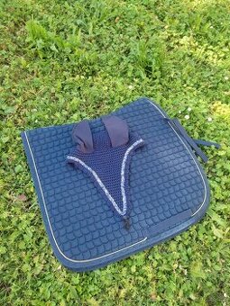 Modrá sada Eskadron, skoková i drezurní cottonka