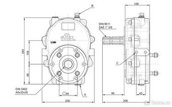 Převodovka - Heavy duty trac-power pro Traktor 1:1,5 Female