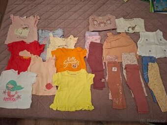 Velký balík oblečení holčička 0–1 rok