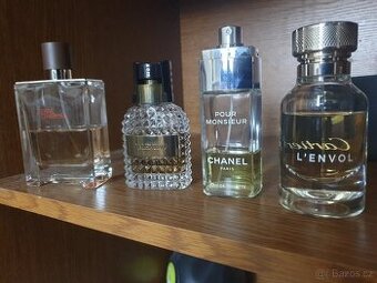 Parfemy hermes, chanel, cartier, valentino