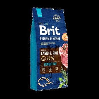 Krmivo Brit Premium by Nature Lamb&Rice