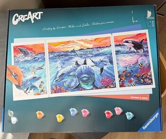 Kreativní sada Creart - podmořský svět - 3 obrazy