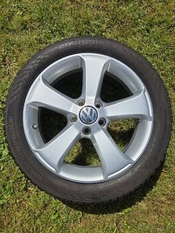 Originál ALU disky VW 17" + zimní pneu Nokian