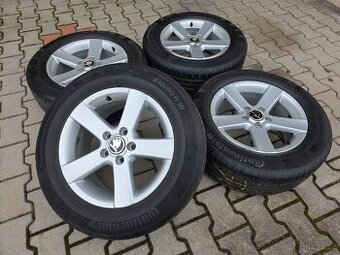 Originální alu kola Škoda 5x112 Letní 215/60/16