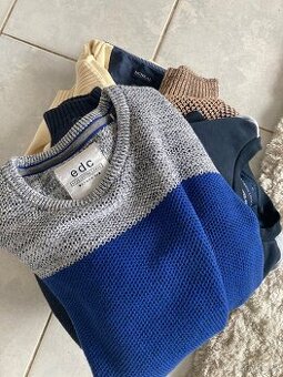 Pánské značkové svetry 4 ks vel. XL -