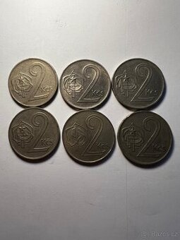 2 koruny pěkné v lesku