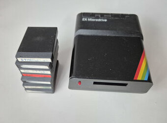 Sinclair ZX Spectrum Microdrive + 7 kazetek
