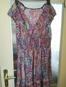 Letní šaty vel.XL - cca 46-48