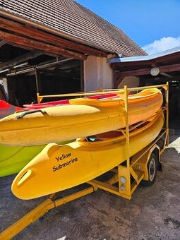 Vlek na přepravu lodí (kánoe)