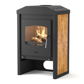 Krbová kamna FLAMINGO ® VEGA dlažba Ořech