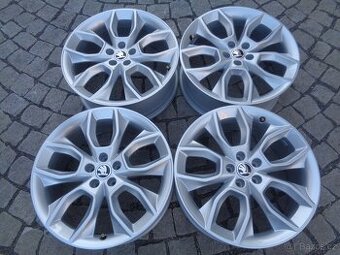 Alu kola/disky 5x100 r18 Orig. Škoda Crater - NOVÉ