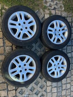 4x alu disky 4x108 R15, letní pneu 80%