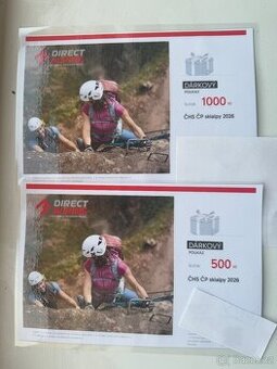 Poukaz v hodnotě 1500kč do Direct Alpine