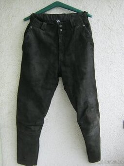 Kožené kalhoty na motorku POLO vel. EU 40 (S)