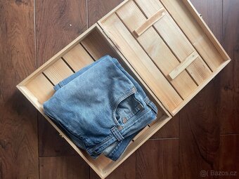 Rokker Original Rokker Jeans W38/L34 + originální dřevěná be