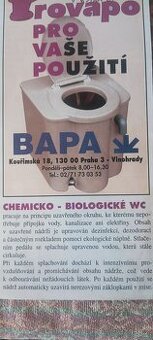 Biologické WC místo kadibudky na chalupu