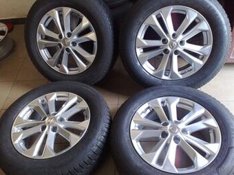 alu kola nissan 5x114,3 r17 zimaky 225/65/17 čidla