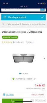 Electrolux digestoř 60cm