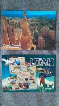 2 pohlednice USA - Utah