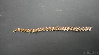 ZLATÝ DÁMSKÝ NÁRAMEK 11.93G//8MM//19CM//14 KARÁTŮ