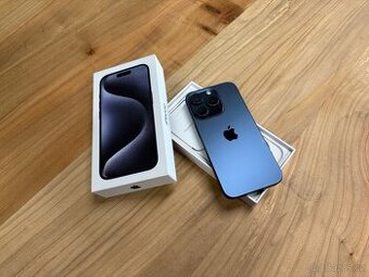 APPLE IPHONE 15 PRO 128GB MODRÝ TITAN-ZÁRUKA