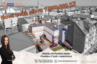 Prodej, bytový dům, ul. Krokova, Prostějov