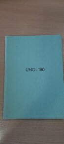 UNO-180 Katalóg súčiastok a náhr. dielov/ Návod na obsluhu