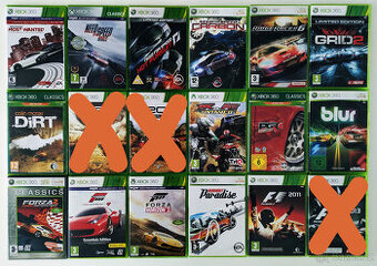 Závodní hry na Xbox 360 ------PRAHA------
