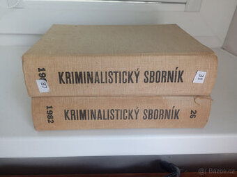 Kriminalistický Sborník 1982 + 1987