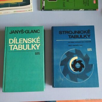 Dílenské tabulky a strojnické tabulky