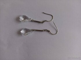 Náušnice chirurgická ocel - broušený kamínek