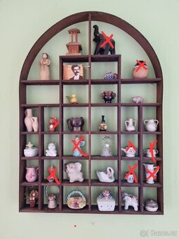 Miniatury a polička na miniatury