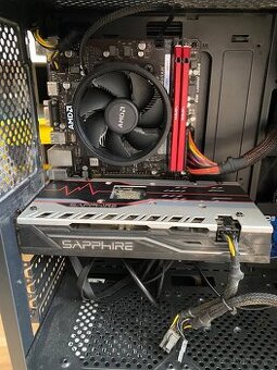 Multimediální PC/ FHD - RX570/AM4/8GB/600W/SSD