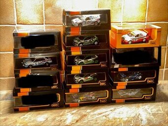 Rally modely 1:43 (Škoda, Ford, Mitsubishi…)