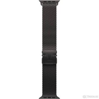 Apple Watch 49/46/45/44mm milánský tah z černého titanu M