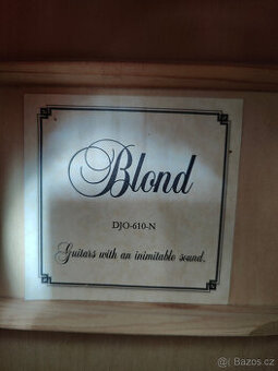 Prodám akustickou kytaru Blond DJO-610-N + příslušenství