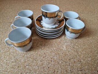 Souprava šálek s podšálkem - 6ks