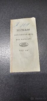 Seznam.nahradnich dilu Jawa 175