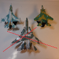 2xMaisto F-15Eagle; F-16 FightingFaclcon