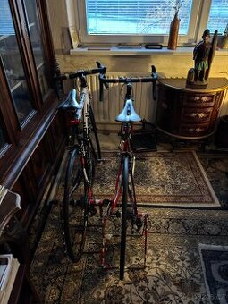 Dvě silniční kola Pells