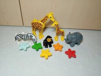 lego duplo zvířata zoo