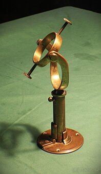 LODNÍ MOSAZNÝ DRŽÁK  RV.: CCA 1840-1870  NAVY