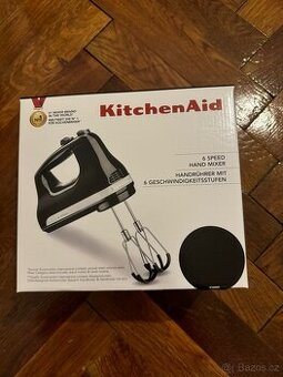 Ruční šlehač KitchenAid 5KHM9212EOB černý nový