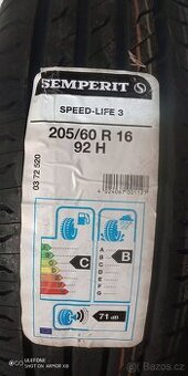 Semperit speed life 3/ 205/60 R16 92H LETNÍ