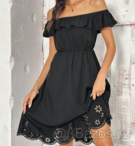 Černé carmen šaty