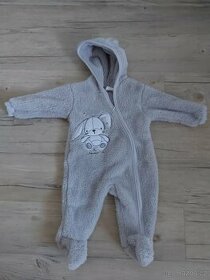 Plyšový overal/kombinézka vel. 68